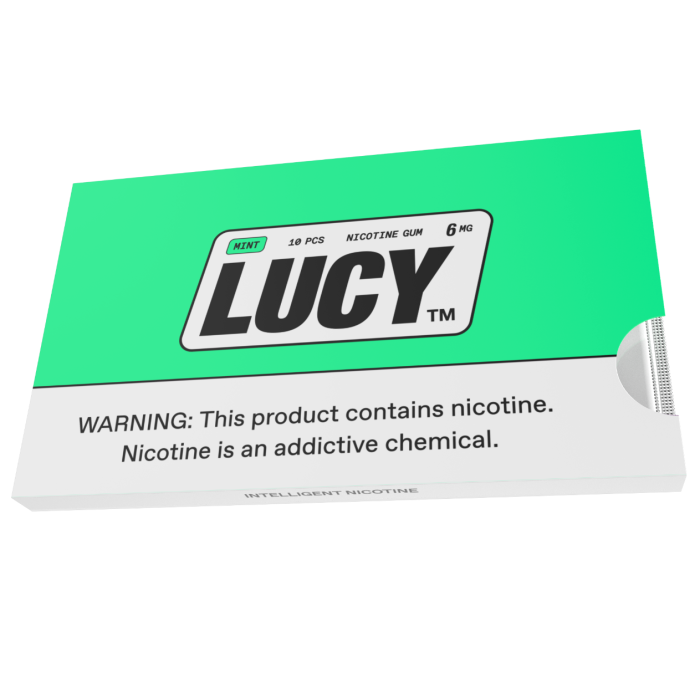 Lucy Mint 6MG Nicotine Gum