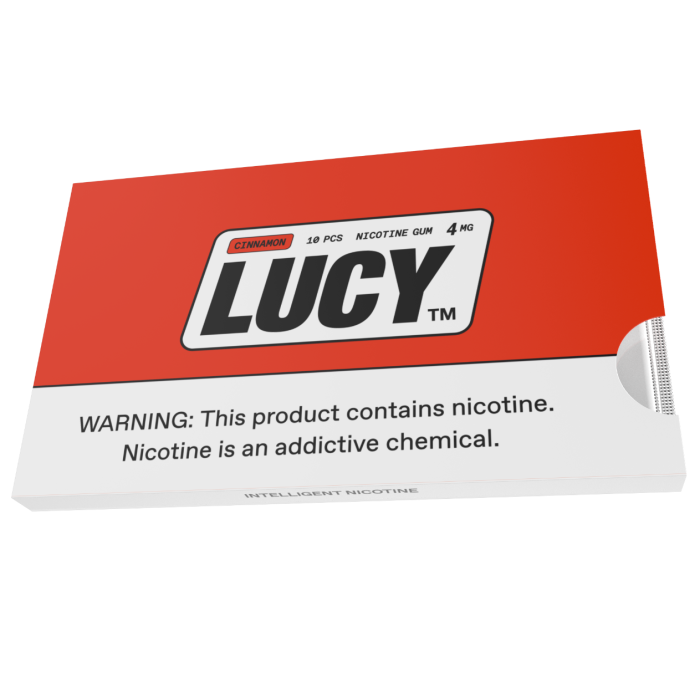 Lucy Cinnamon 4MG Nicotine Gum