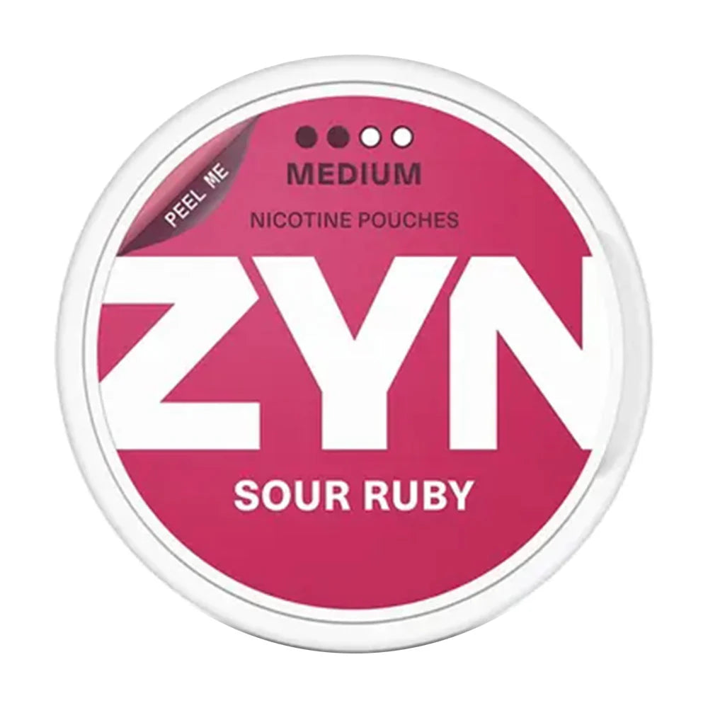 EU Zyn Sour ruby medium 6mg